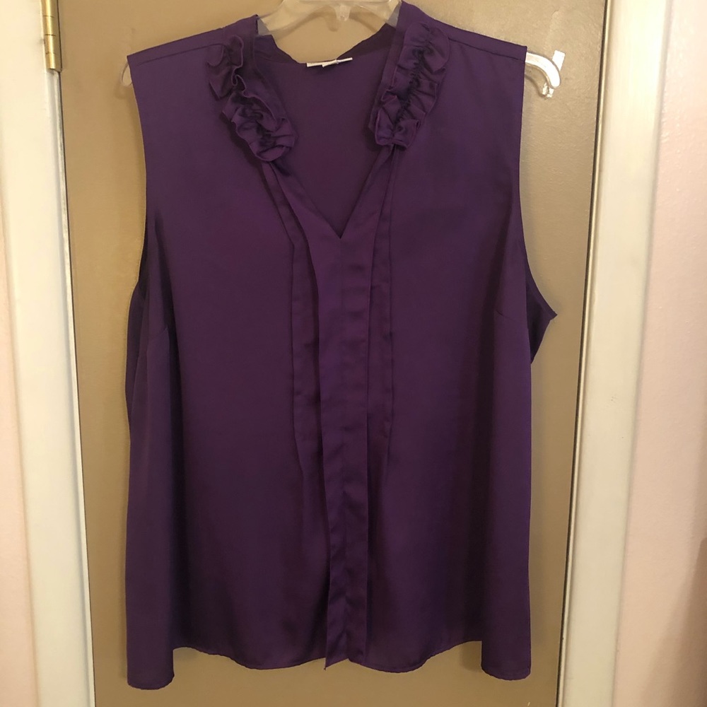 Dressy sleeveless blouse